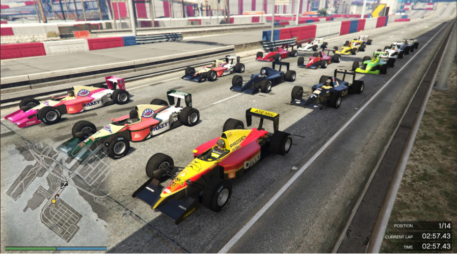 GTA 線上最佳 F1 賽車（排名）